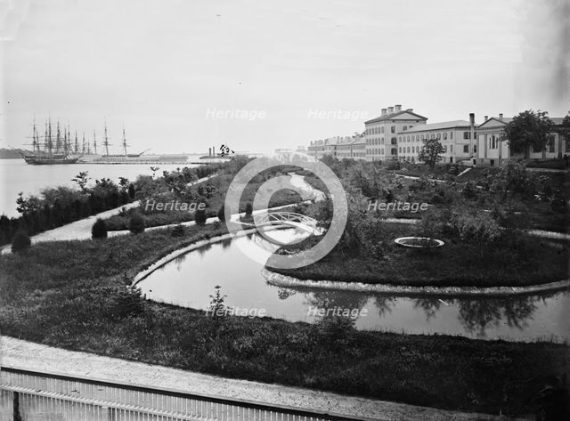 View of Annapolis, Maryland (Naval Academy), between 1860 and 1880. Creator: Unknown.