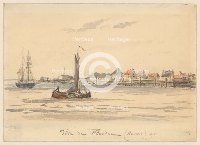 View of Antwerp, 1870. Creator: Carel Nicolaas Storm.