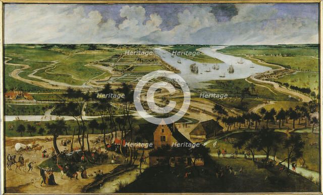View of Antwerp Polders, 1604. Creator: Grimmer, Abel (1570-1619).