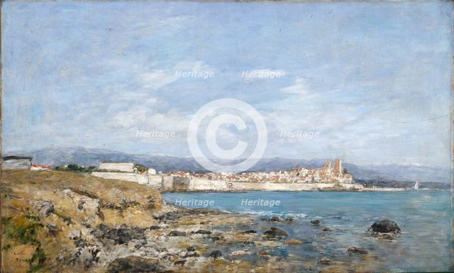 View of Antibes, 1893. Creator: Eugene Louis Boudin.