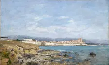 View of Antibes, 1893. Creator: Eugene Louis Boudin