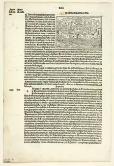 View of Antioch from Supplementum Chronicarum, Plate 50 from Woodcuts from Books...1929. Creators: Unknown, Bernardinus Rizus, Giacomo Filippo Foresti da Bergamo, Wilhelm Ludwig Schreiber