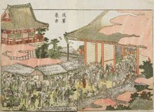 View of Asakusa, c1802. Creator: Hokusai