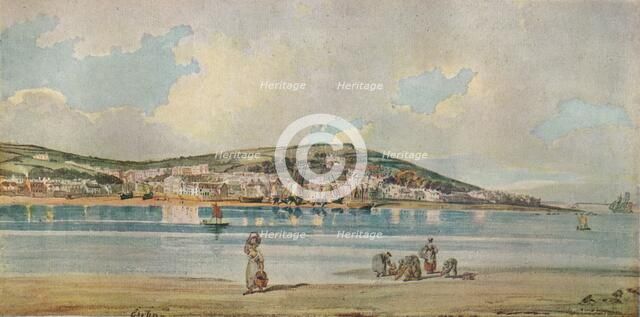 View of Appledore, North Devon, from Instow Sands, 1798, (1919). Artist: Thomas Girtin