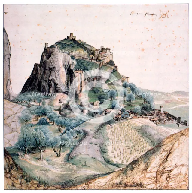 'View of Arco', 1495. Artist: Albrecht Dürer