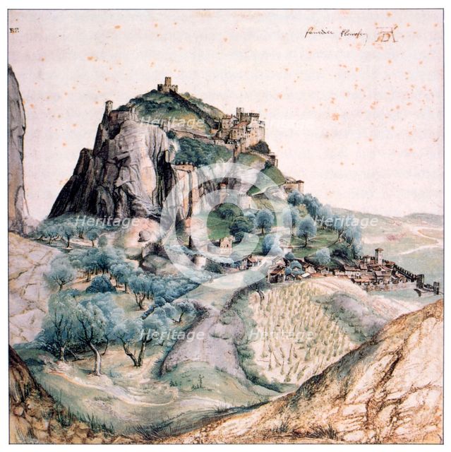 'View of Arco', 1495. Artist: Albrecht Dürer