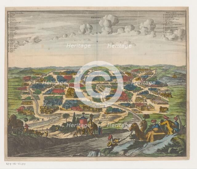 View of Ardabil, c.1674. Creator: Gaspar Bouttats.