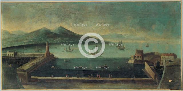 View of Argostoli on the island of Cephalonia, ca 1770-1790. Artist: Anonymous  