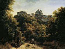 View of Ariccia, 1842. Creator: Johann Heinrich Schilbach