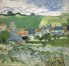 View of Auvers, 1890. Artist: Gogh, Vincent, van (1853-1890)
