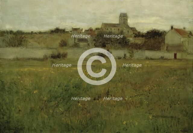View of Auvers-sur-Oise, c1894. Creator: Eugen Jettel.