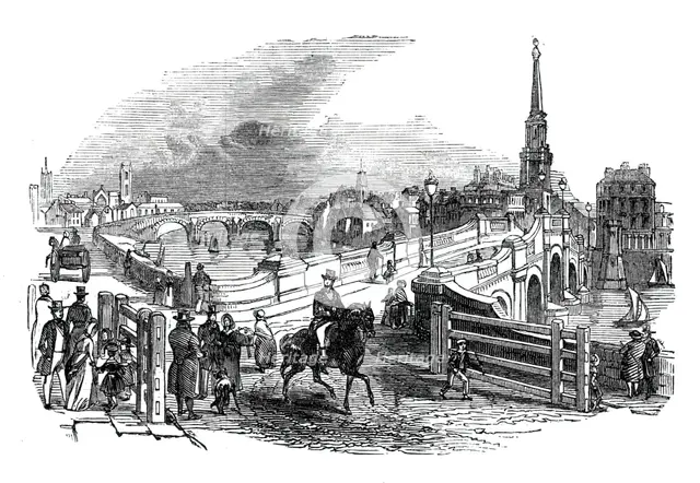 View of Ayr, the birth-place of Burns, 1844. Creator: Unknown.