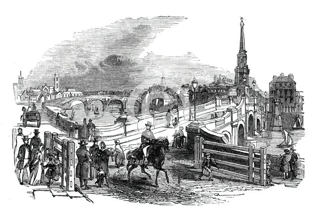 View of Ayr, the birth-place of Burns, 1844. Creator: Unknown.