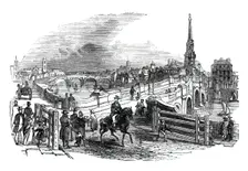 View of Ayr, the birth-place of Burns, 1844. Creator: Unknown