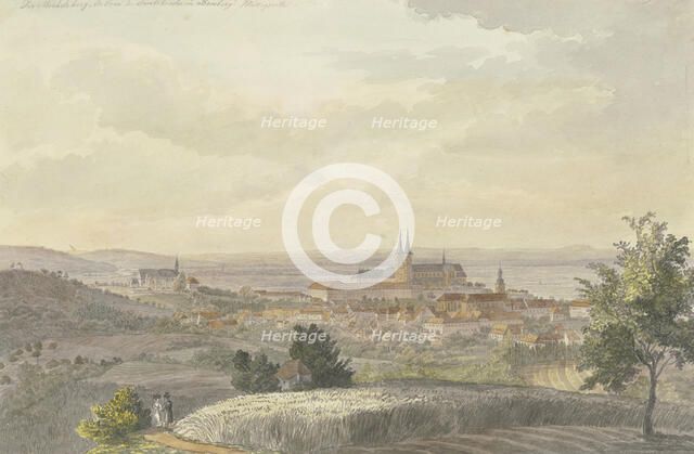 View of Bamberg from the south, mid-19th century. Creator: Johann Adam Klein.