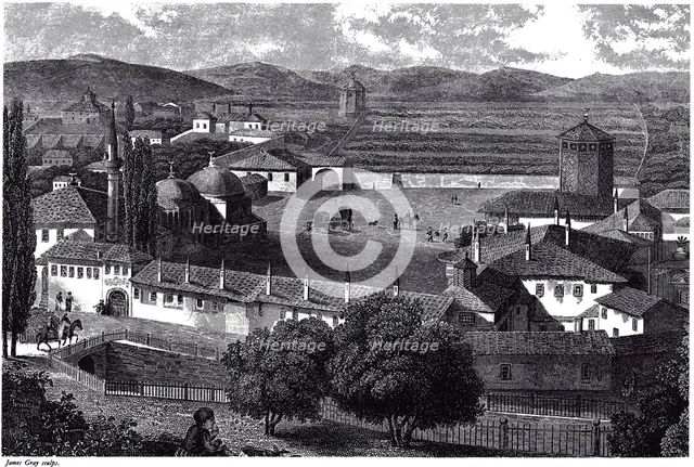 View of Bakhchisaray, ca 1845. Artist: 19244, James (active Mid of 19th cen.)