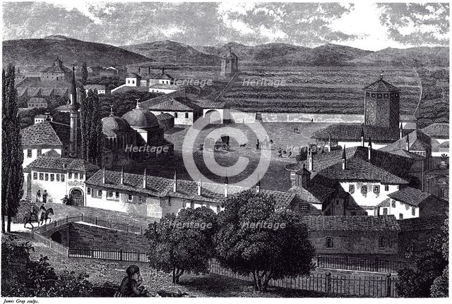 View of Bakhchisaray, ca 1845. Artist: 19244, James (active Mid of 19th cen.)