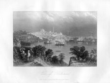 View of Baltimore, Maryland, USA, 1855.Artist: DG Thompson
