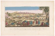 View of Barcelona's siege by the French in 1635, 1700-1799. Creator: Anon