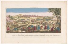 View of Barcelona's siege by the French in 1635, 1700-1799. Creator: Anon