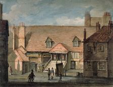View of barracks in Scotland Yard, Whitehall, Westminster, London, 1818. Artist: Anon