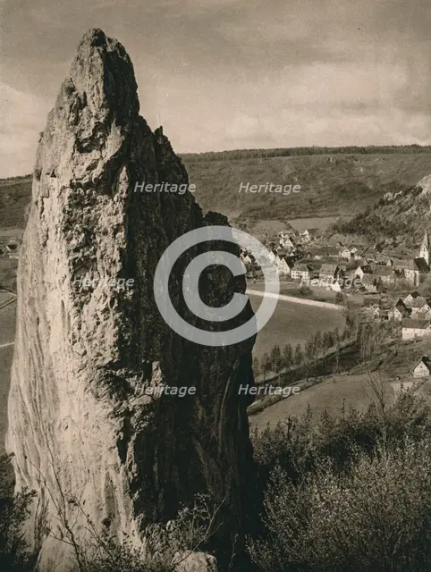 'View of Baubeuren', 1931. Artist: Kurt Hielscher.