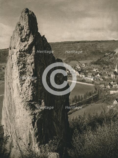 'View of Baubeuren', 1931. Artist: Kurt Hielscher.