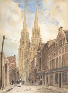 View of Bayeux, 1832. Creator: Thomas Shotter Boys