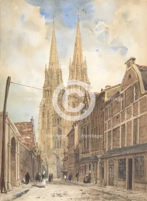 View of Bayeux, 1832. Creator: Thomas Shotter Boys.