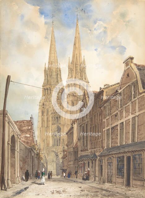 View of Bayeux, 1832. Creator: Thomas Shotter Boys.