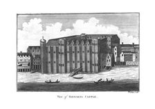 View of Baynards Castle. late 18th century. Artist: Wooding