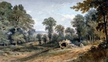 View of Bayswater Hill, London, 1803. Artist: William Crotch