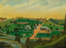 View of Benjamin Reber's Farm, 1872. Creator: Charles C. Hofmann