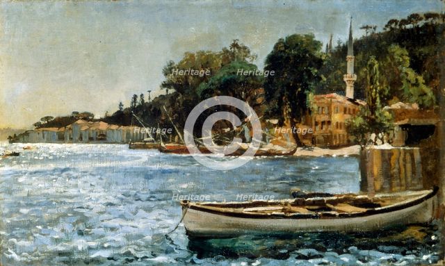 'View of Bebek near Constantinople', 1872.  Artist: Jan Matejko