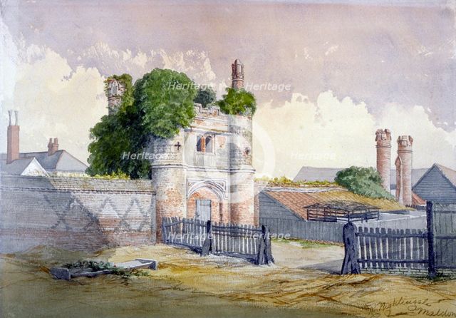 View of Beckingham Hall near Withham, Essex, 1869.              Artist: R Nightingale