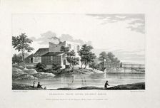 View of Beresford White House, Hackney Marsh, Hackney, London, 1830. Artist: Edward Duncan