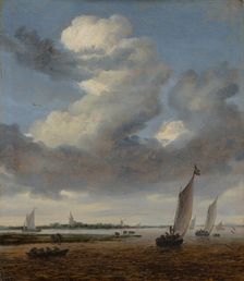 View of Beverwijk from the Wijkermeer. Creator: Salomon Ruysdael