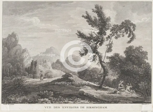 View of Birmingham, ca. 1755., ca. 1755. Creator: Peter Paul Benazech.