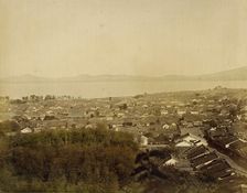 View of Biwa Lake, 1865. Creator: Unknown