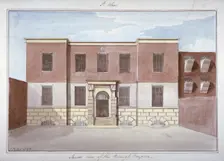 View of Borough Compter, a debtors prison in Mill Lane, Bermondsey, London, 1826. Artist: G Yates