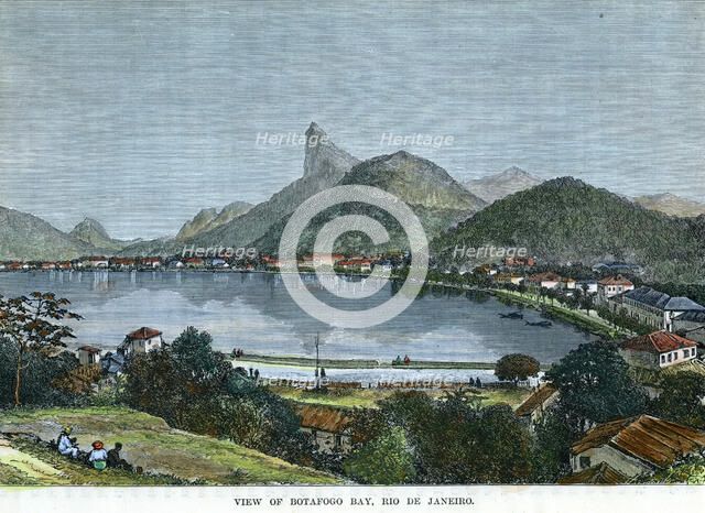 'View of Botafogo Bay, Rio de Janeiro', Brazil, c1880. Artist: Unknown