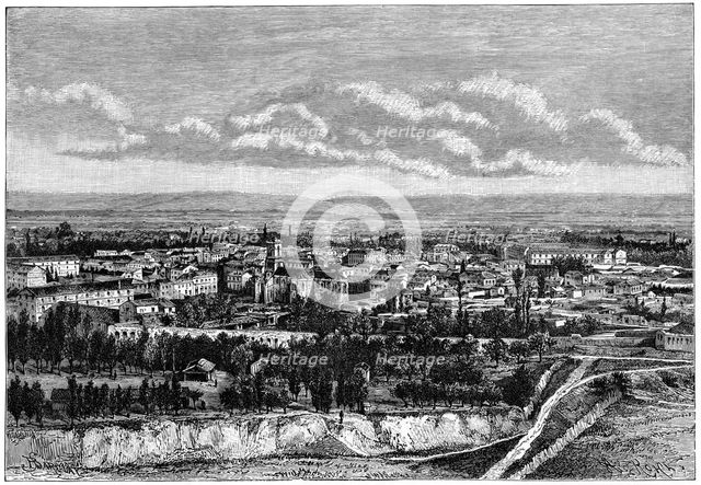 View of Blida, Algeria, c1890. Artist: Armand Kohl