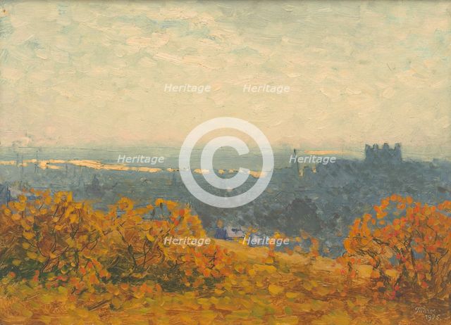 View of Bratislava, 1925. Creator: Jindrich Tomec.
