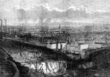 View of Bradford from Cliff Quarry, 1873. Creator: Unknown