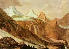 View of Breit-Lauwinen c1782-1785, (1946). Creator: Charles-Melchior Descourtis