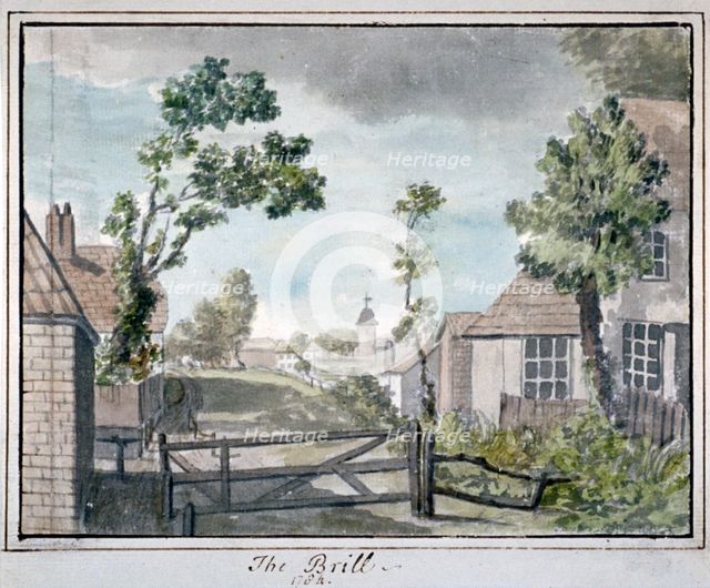 View of Brill House, St Pancras, London, 1784.                                           Artist: Anon