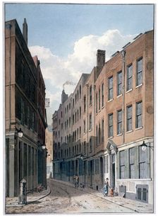 View of Bucklersbury, City of London, c1810