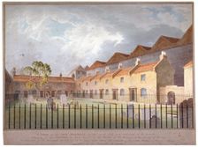 View of buildings in Park Street, Southwark, London, 1808. Artist: George Smith