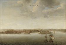View of Cannanore on the Malabar Coast in India, c.1662-c.1663. Creator: Johannes Vinckboons