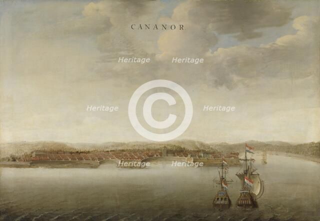 View of Cannanore on the Malabar Coast in India, c.1662-c.1663. Creator: Johannes Vinckboons.